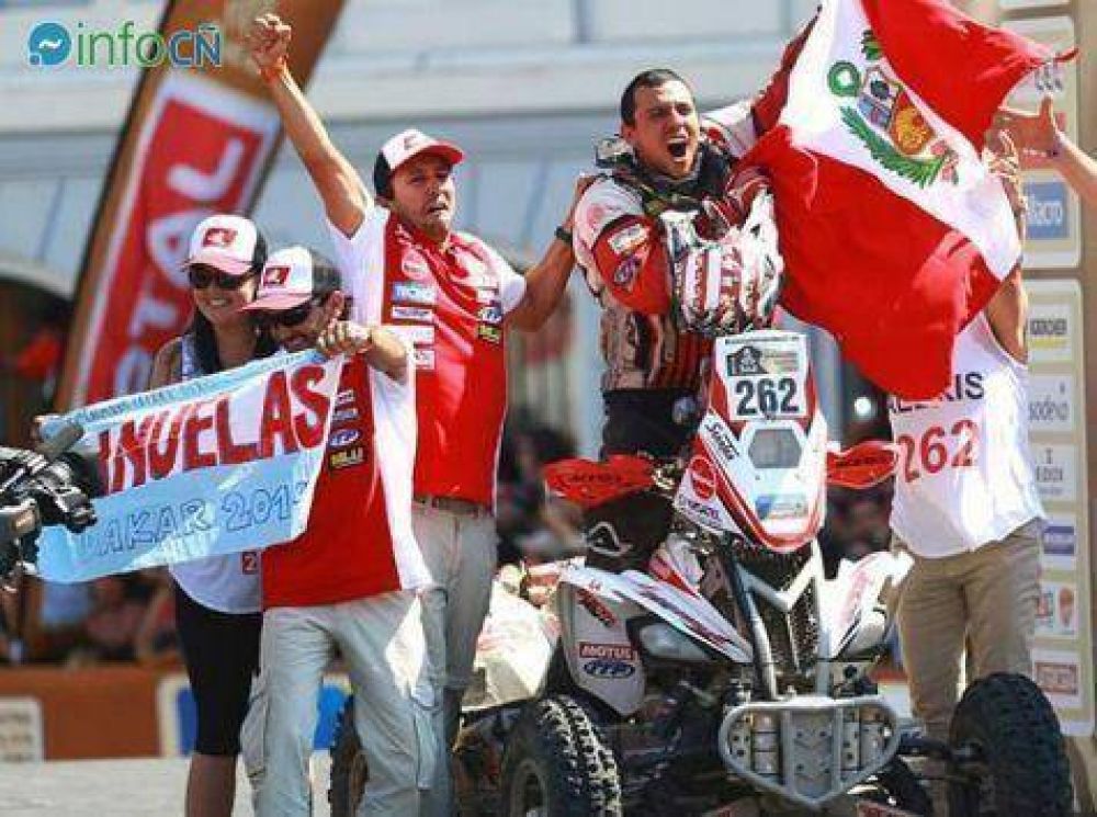 Cauelas en el podio del Dakar 2014