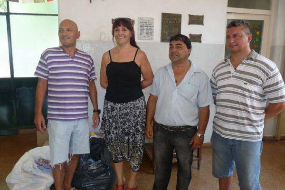 La Fundaci�n �Todos por un Sue�o� entreg� donaciones a la Escuela Nro. 38 y a la Agrupaci�n Barrio Falucho