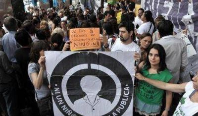 Vacantes porte�as: realizaron marcha de protesta