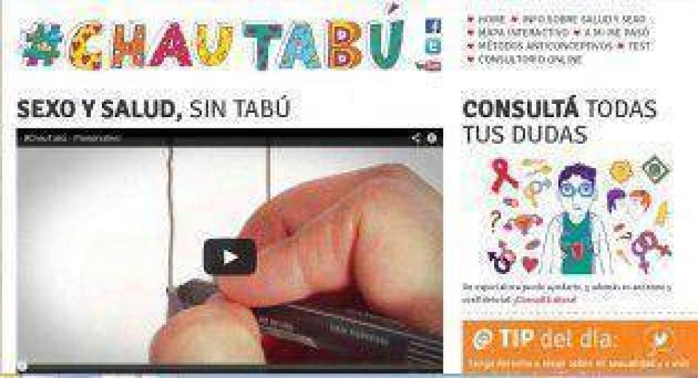 #ChauTab�, la web del Gobierno que despert� la pol�mica