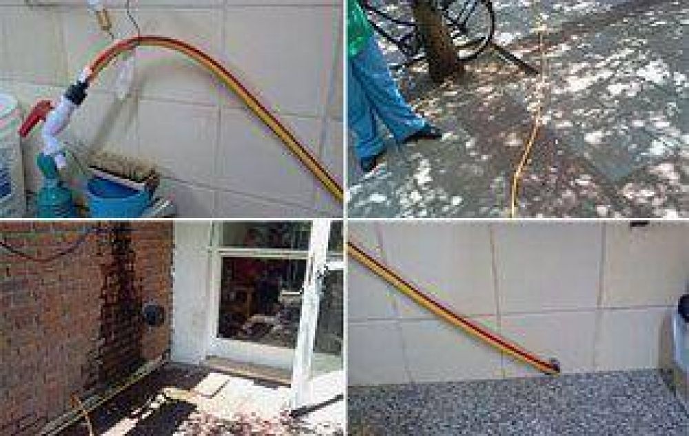 Echeverria: En Hemoterapia, el agua llega a trav�s de una manguera