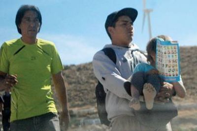 Ni�o cay� del cerro y gener� susto en los vecinos