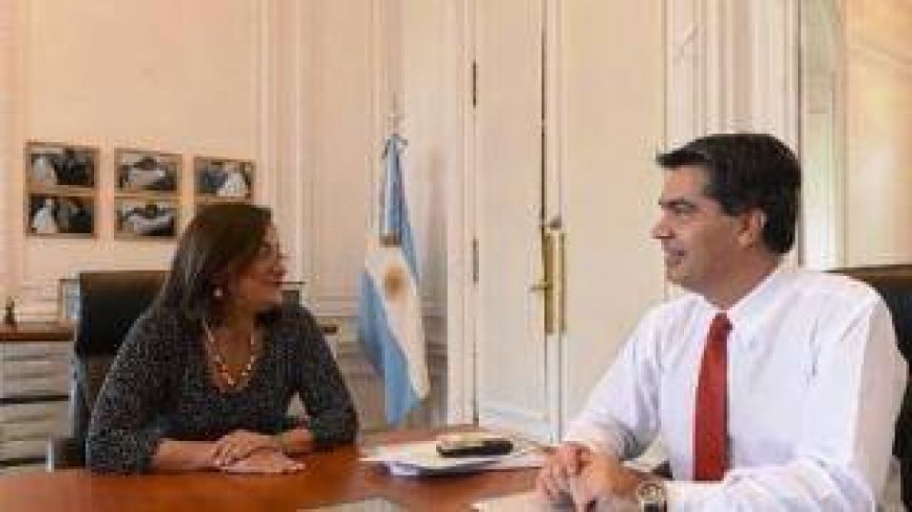 �Muy positivas gestiones� de Luc�a Corpacci ante el Gobierno nacional
