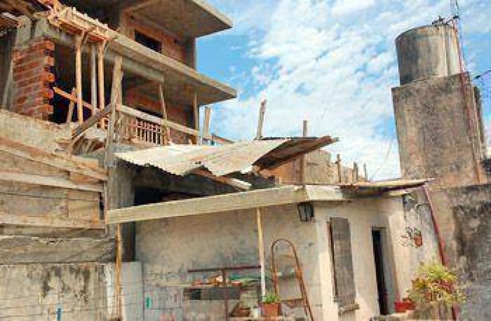Inconvenientes por los riesgos de una obra en construcci�n