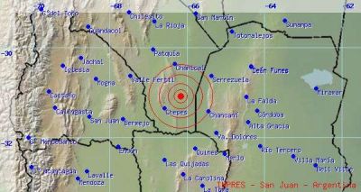 La Rioja: Se registr� sismo en la siesta del martes