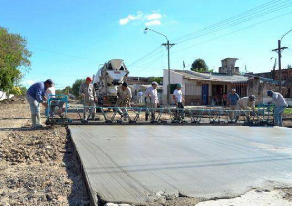 Tramo final de obras en la avenida Santa Rosa