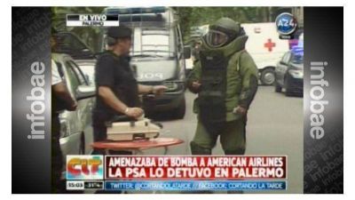 Detuvieron a un hombre acusado de hacer falsas amenazas de bomba al aeropuerto de Ezeiza