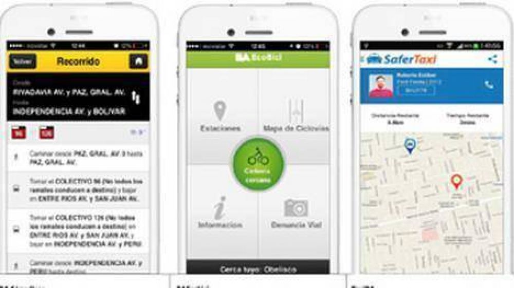 El celular, cada vez m�s �til para hacer tr�mites y moverse en la Ciudad