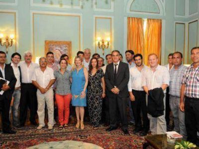 �lvarez Rodr�guez recibi� a una veintena de concejales oficialistas de la Segunda Secci�n