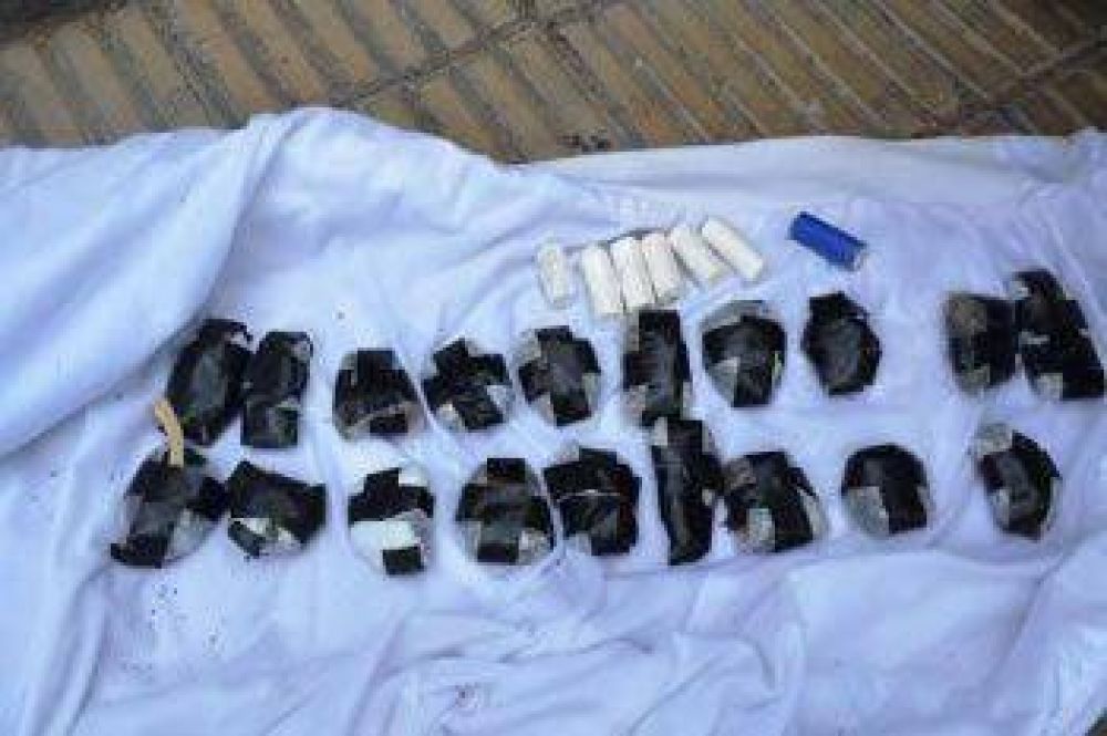 EN RAWSON SECUESTRARON COCA�NA Y MARIHUANA