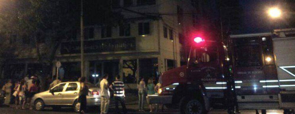 Explosi�n y corte de luz en el Sanatorio de la Mujer