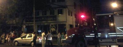 Explosi�n y corte de luz en el Sanatorio de la Mujer