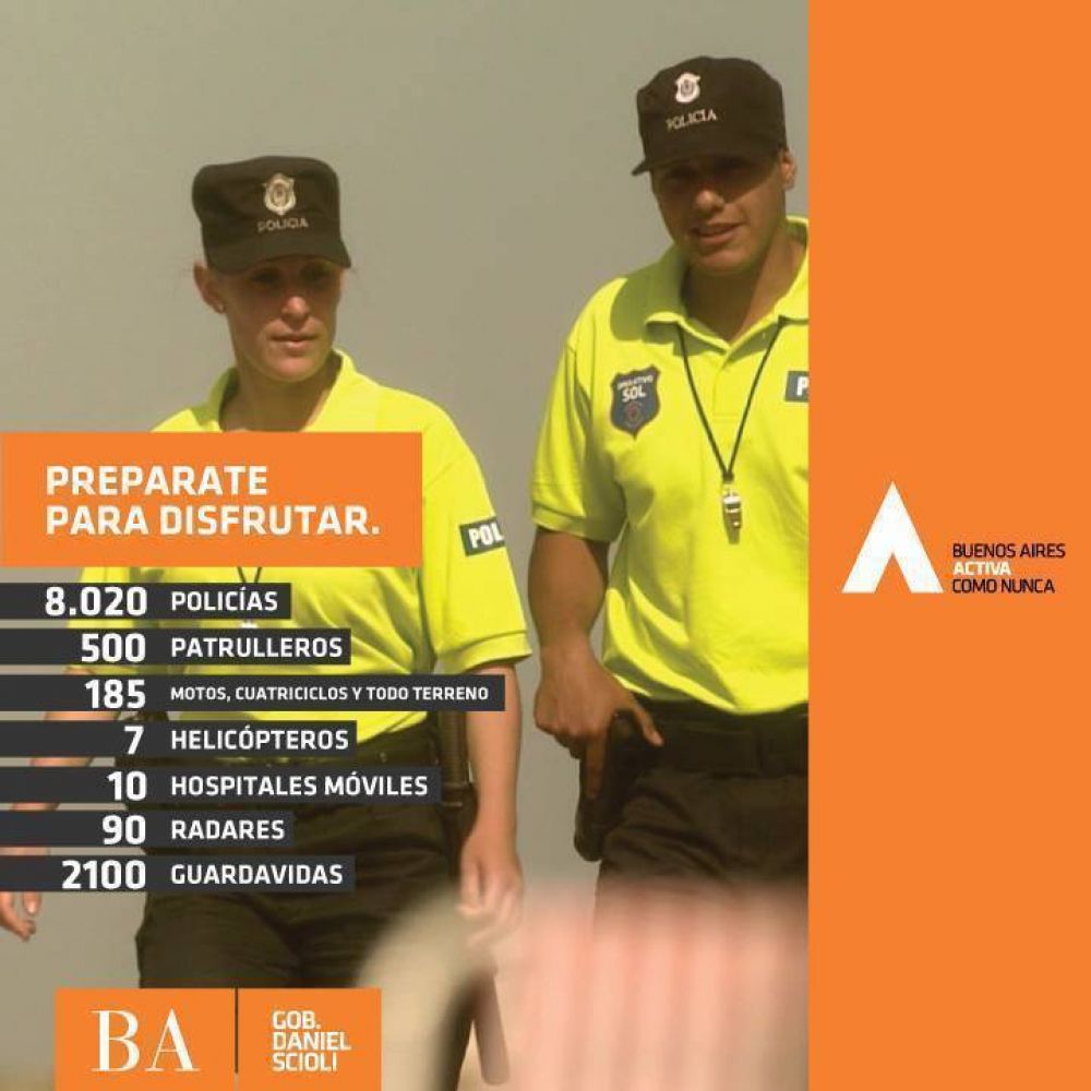 Scioli: �Los delincuentes han encontrado la costa blindada�; despu�s se despert�