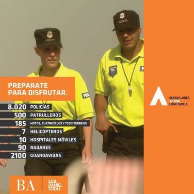Scioli: �Los delincuentes han encontrado la costa blindada�; despu�s se despert�
