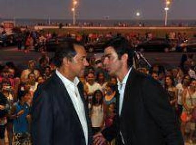 Juan Manuel Urtubey y Scioli se encontraron en Mar del Plata
