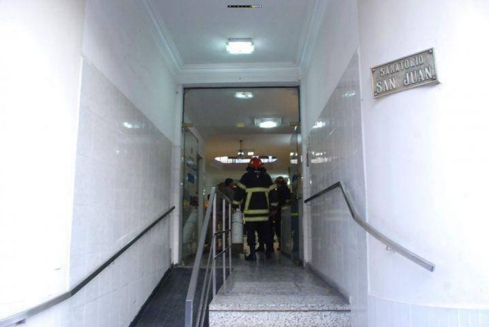 Explot� v�lvula de ox�geno en un sanatorio y hubo escenas de p�nico