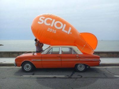 El sciolismo habilit� pintadas con la leyenda �Scioli presidente�