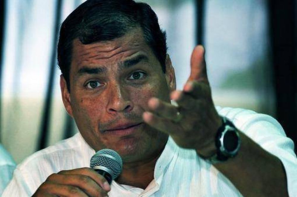 Correa acus� de torpe a Estados Unidos por su pol�tica hacia Ecuador