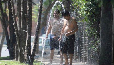 La sensaci�n t�rmica super� los 47 grados en la Ciudad