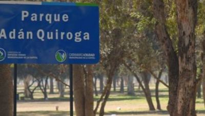 Pareja sufri� un violento asalto en el Parque Ad�n Quiroga