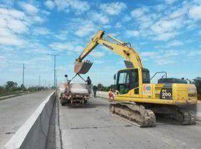 Con 180 bloques mejoran la circulaci�n en la Ribera Sur