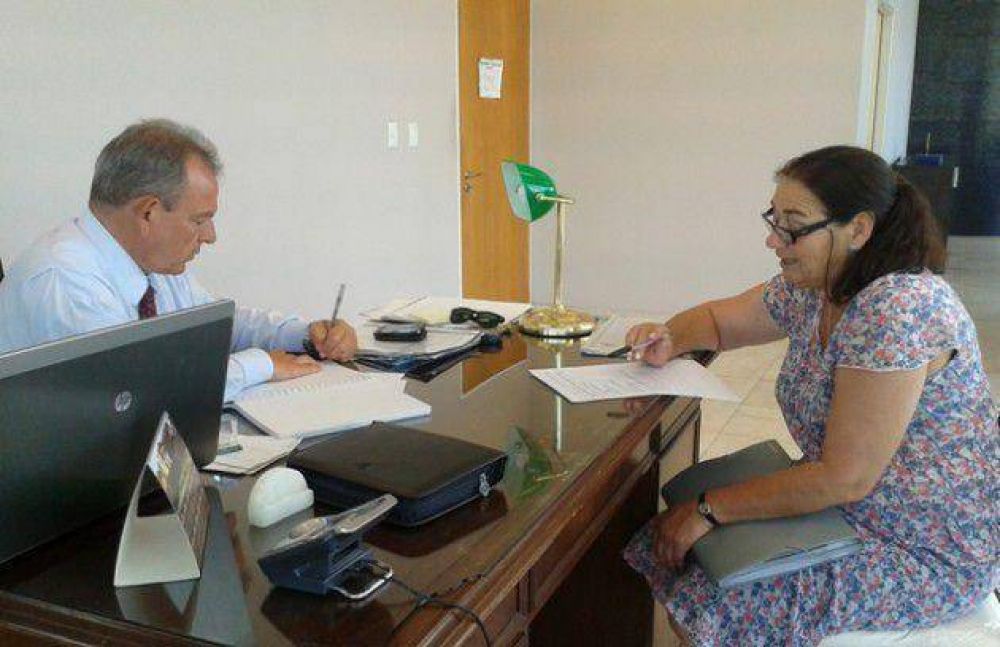 D�Onofrio recibi� a la intendenta de El Morro