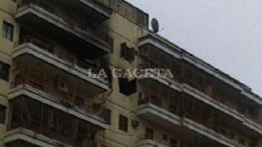 Temor por un incendio en un edificio c�ntrico