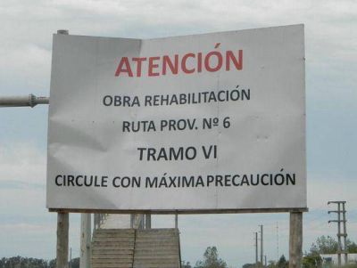 �En un mes llegan las obras de reconstrucci�n de la Ruta 6 a Campana�  