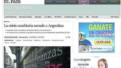 La devaluaci�n ya empez� a impactar en la Bolsa espa�ola