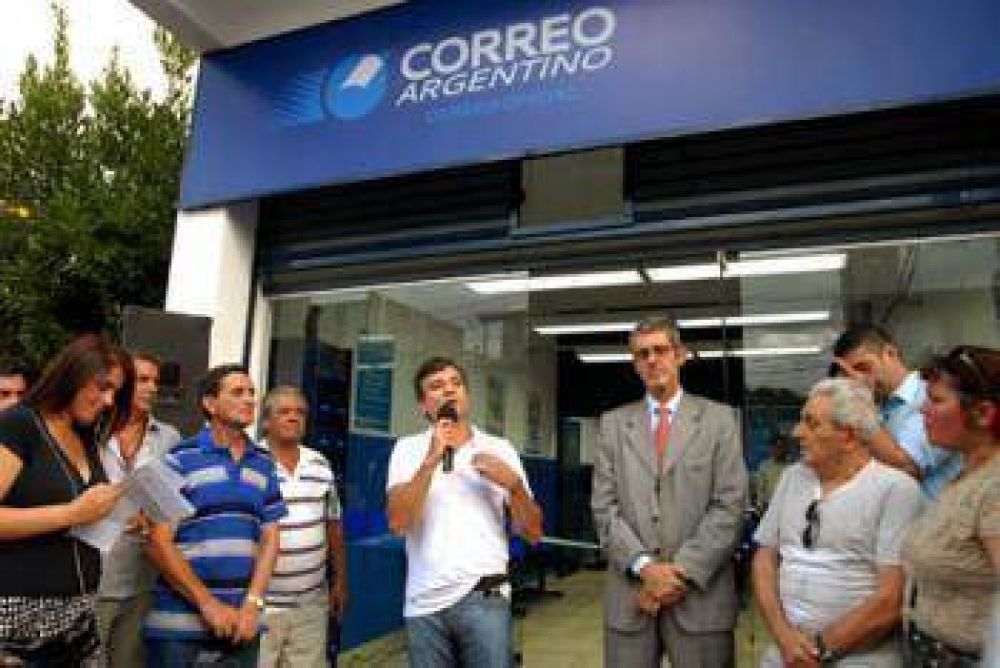 Inauguraron sede del Correo Argentino en Willliam Morris