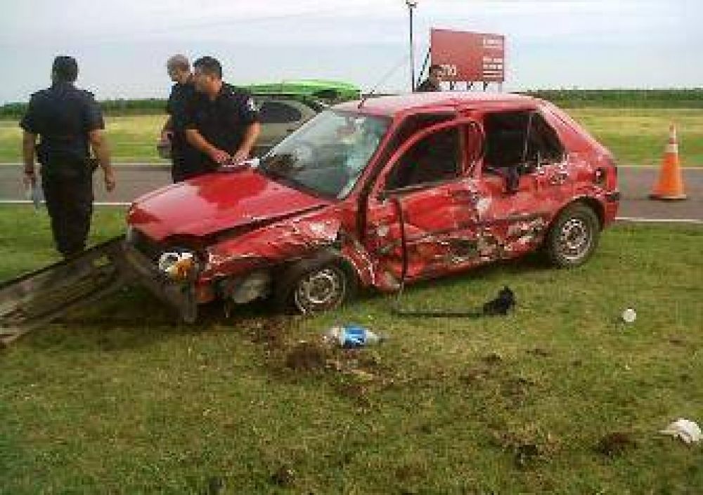 Fatal accidente en Ruta 8, Arrecifes.	