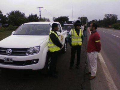 Parti� la caravana de protesta por la ruta 34