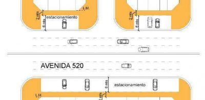 Comienzan a multar por estacionar mal en Av. 520