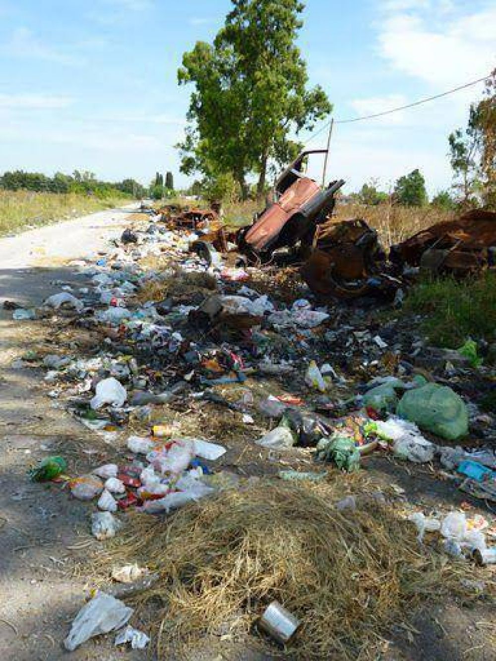Vecinos reclaman contra un basural a cielo abierto
