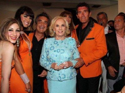 Mirtha fue agasajada en Mar del Plata por Artaza y Cherutti