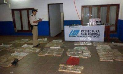 Secuestraron m�s de 190 kilos de marihuana en Jard�n Am�rica 