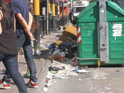 La ciudad inundada de basura