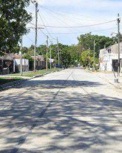 Pavimentaron Hudson e hicieron m�s desag�es en Parque Bar�n