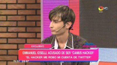 El supuesto hacker de los famosos apareci� en la TV