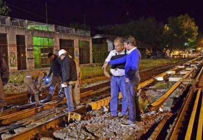 Avanzan las obras del t�nel bajo nivel para la calle Chacabuco