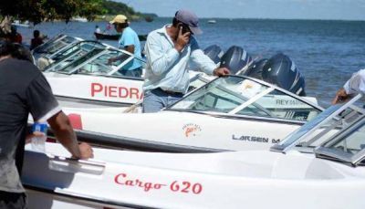 Por la pesca, brasile�os vacacionan en It� Ibat� 
