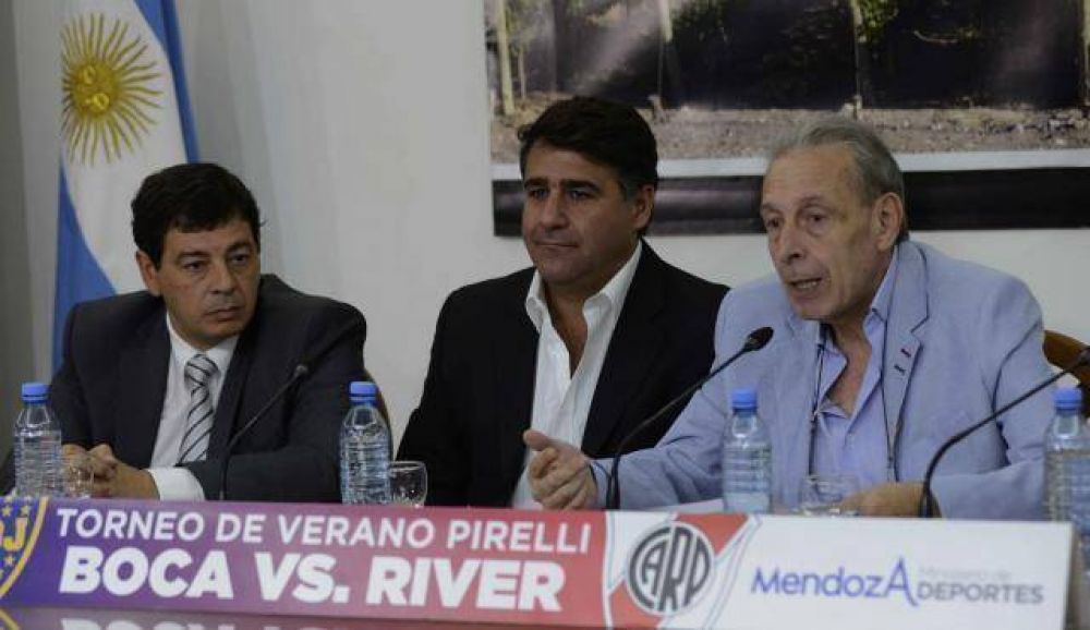 Mendoza present� el Supercl�sico River-Boca
