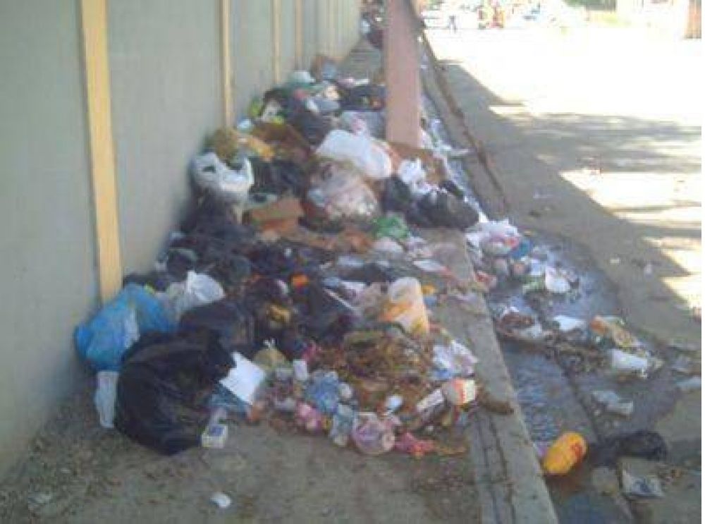 Los vecinos se quejan por la basura y el mal olor