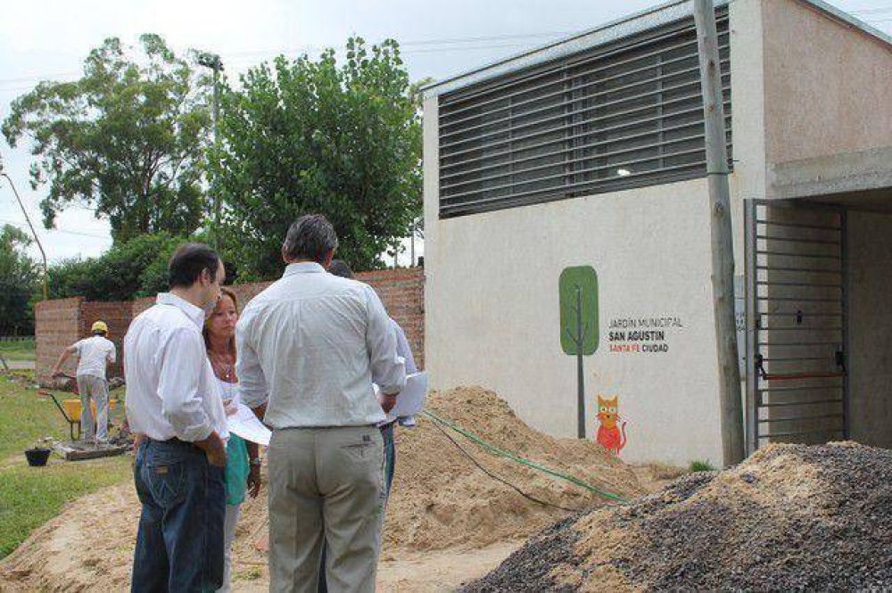 Avanzan las obras de ampliaci�n de los Jardines Municipales