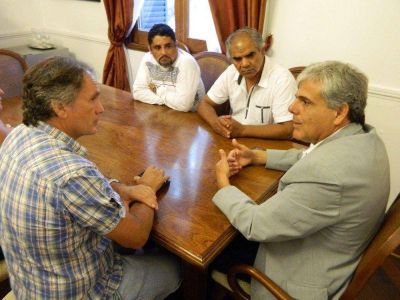 Reuni�n con Del Giorno en el Ministerio de Gobierno