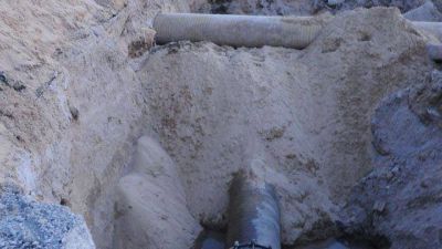 Una ca�er�a de auxilio para que la ciudad no se quede sin agua  