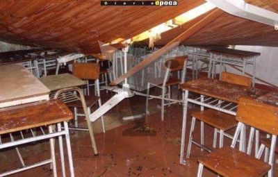Paraje Boquer�n no sabe c�mo empezar� las clases sin escuela