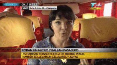 Dram�tico asalto a un micro en Campana: un joven fue baleado y una mujer perdi� su embarazo
