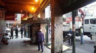 Once: nuevo operativo para desalojar a los manteros
