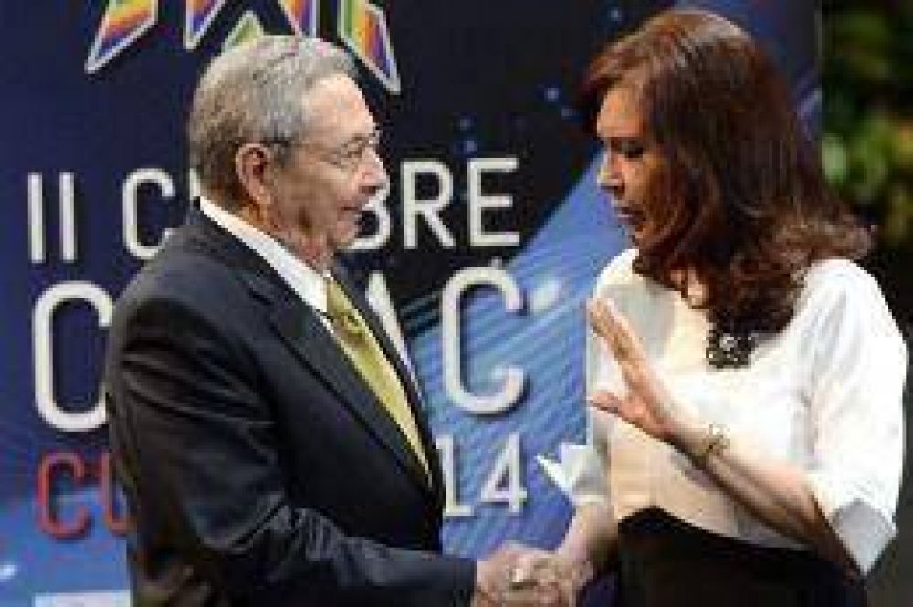 Cumbre de la Celac: Raúl Castro se solidarizó con Argentina por Malvinas